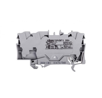 Złączka szynowa 3-przewodowa 4mm2 szara /50szt./