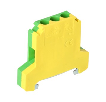 Złączka szynowa ochronna 10mm2 zielono-żółta ZSO 1