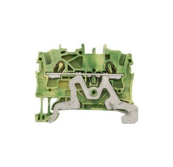 Złączka szynowa ochronna 2,5mm2 żółto-ziel /100szt