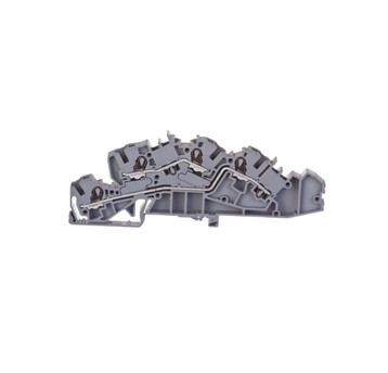 Złączka szynowa pietrowa 6mm2 L/L szara /25szt./
